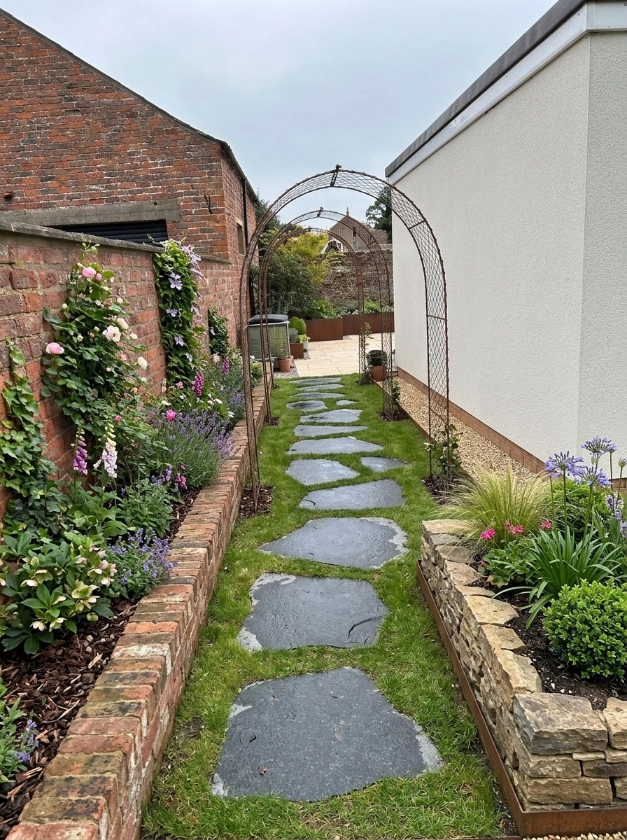 Landscape design in English Cottage Garden style — Yard by GenRoom AI