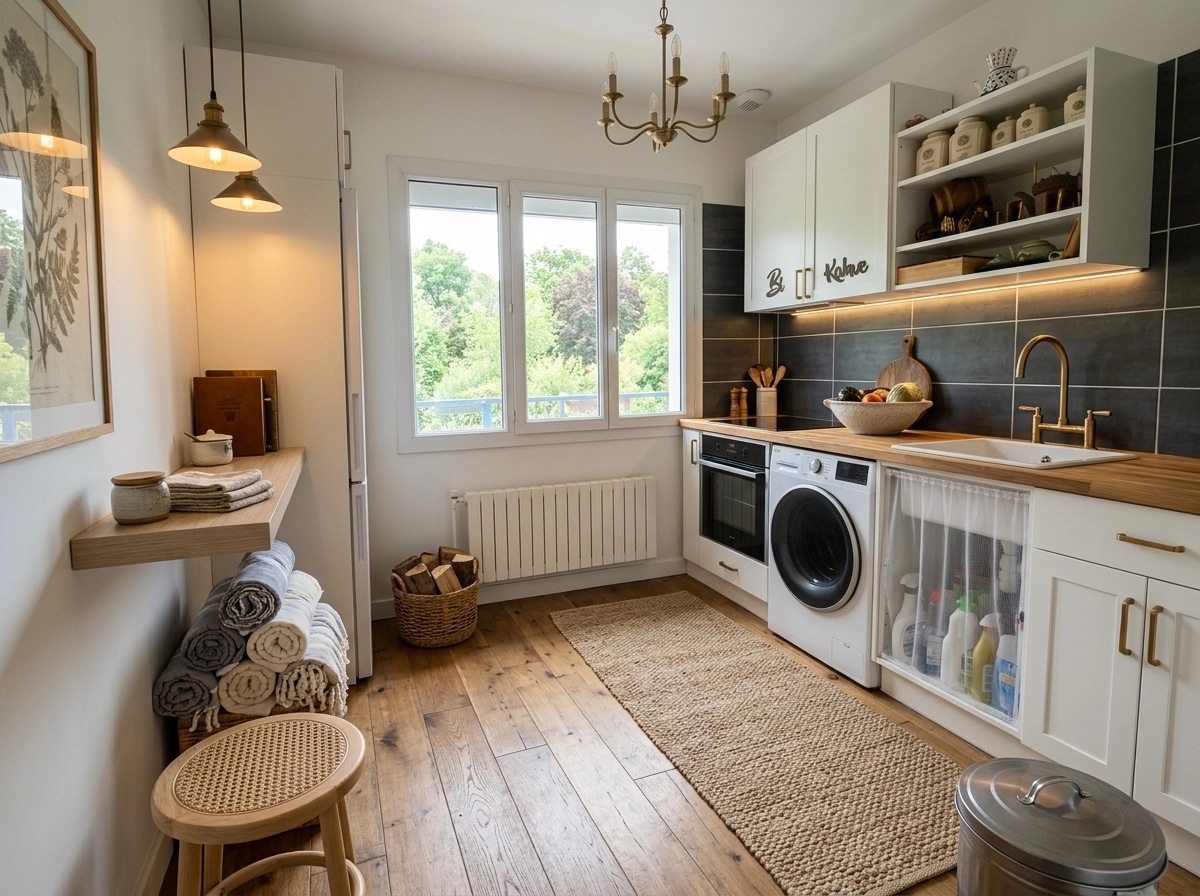 Modern Farmhouse Kitchen design — interior photo by GenRoom AI