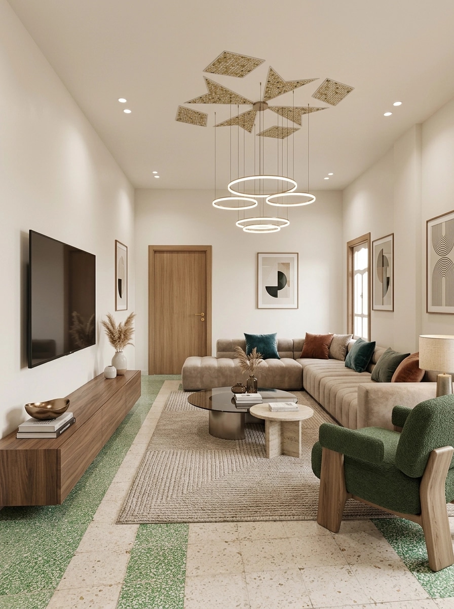 Interior design in Contemporary style — Living Room by GenRoom AI