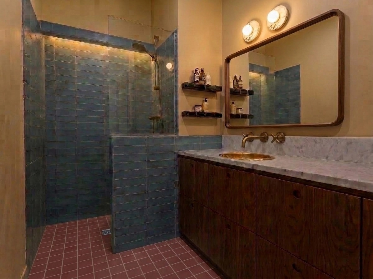 Bathroom interior in no_style style — photo by GenRoom AI