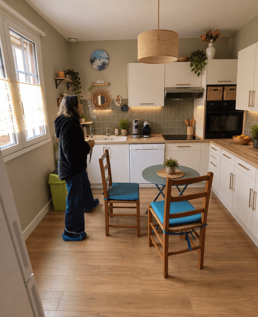 Kitchen interior in no_style style — photo by GenRoom AI