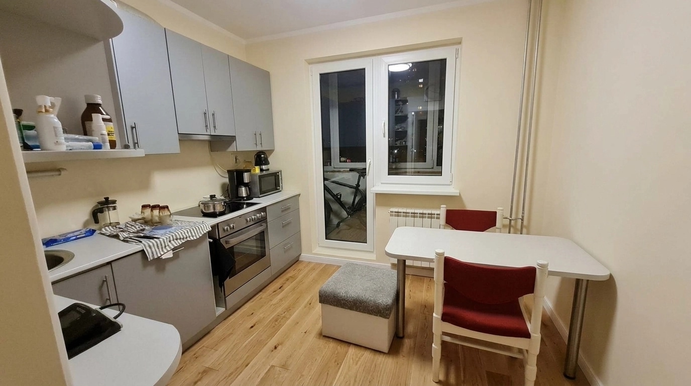 Kitchen interior in no_style style — photo by GenRoom AI