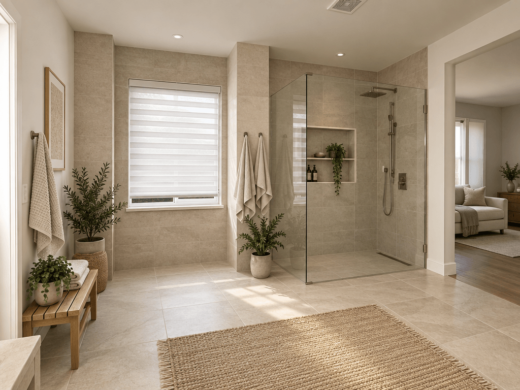 Interior design in Scandinavian style — Bathroom by GenRoom AI