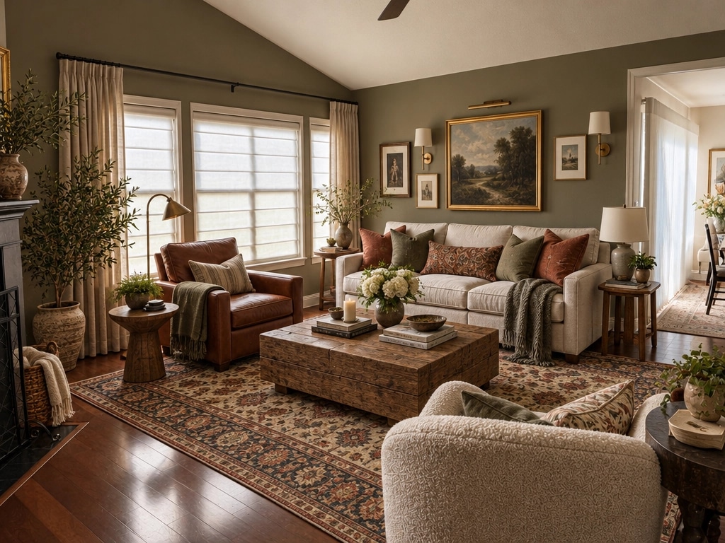 Interior design in Eclectic style — Living Room by GenRoom AI