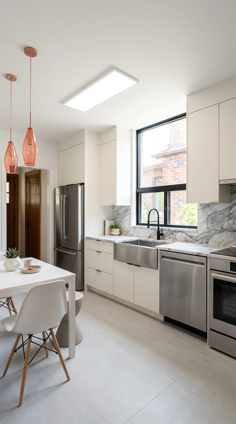 Minimalism Kitchen design — interior photo by GenRoom AI