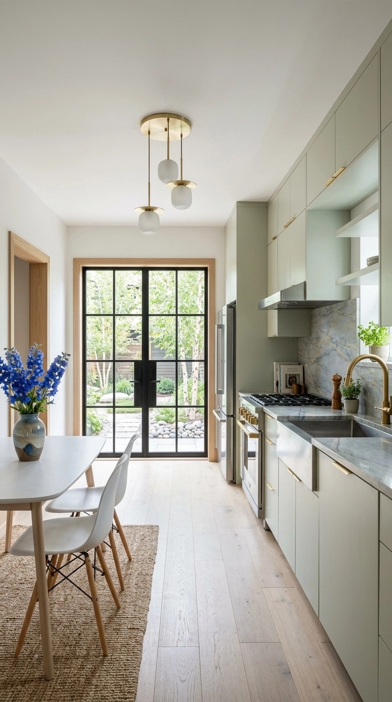 Kitchen interior in Scandinavian style — photo by GenRoom AI