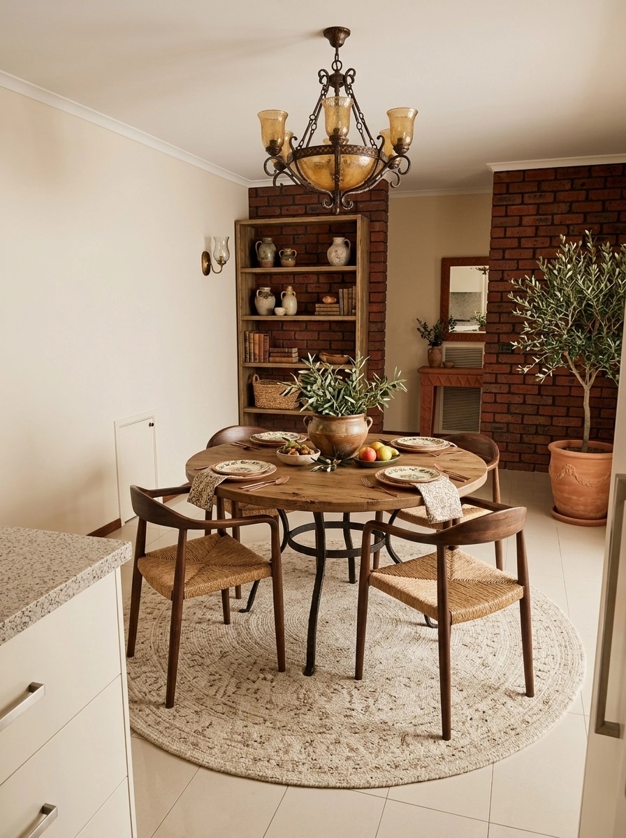 Interior design in Mediterranean style — dining_room by GenRoom AI