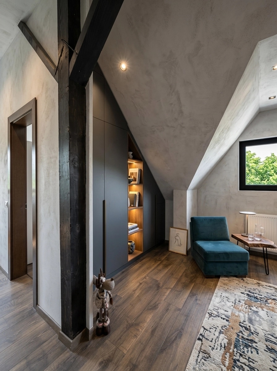 Interior design in Contemporary style — attic by GenRoom AI