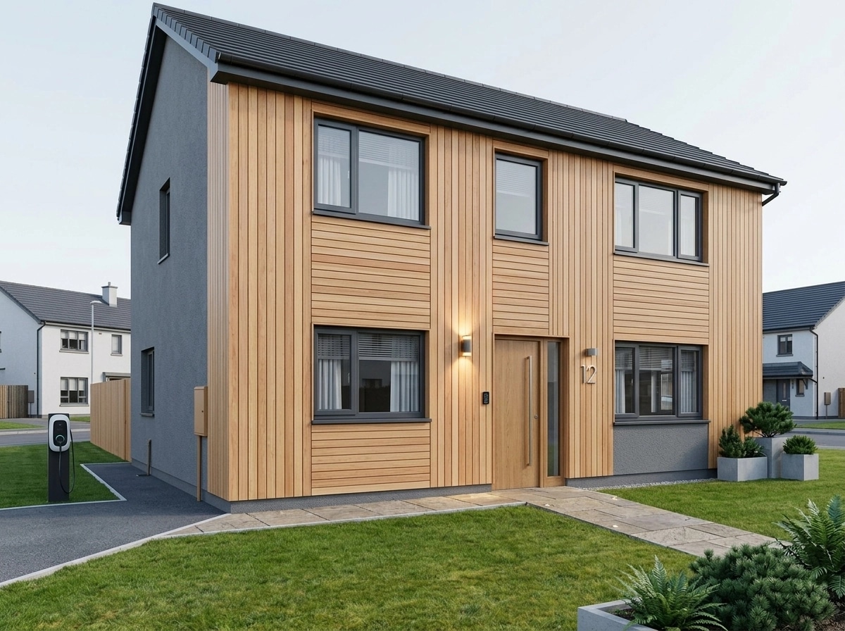 Scandinavian Facade Facade design — facade photo by GenRoom AI