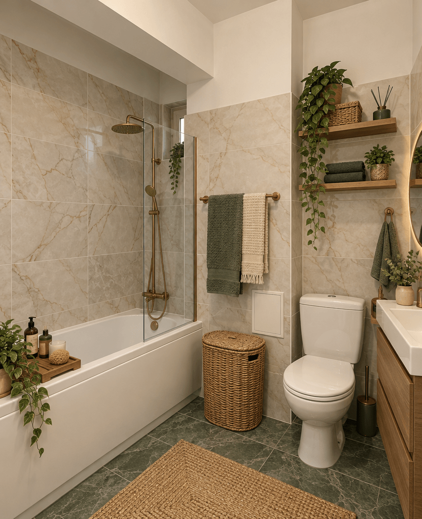 Eclectic الحمام design — interior photo by GenRoom AI