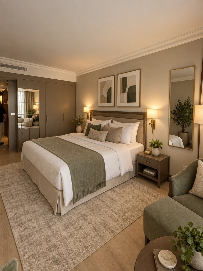 Interior design in Contemporary style — Bedroom by GenRoom AI