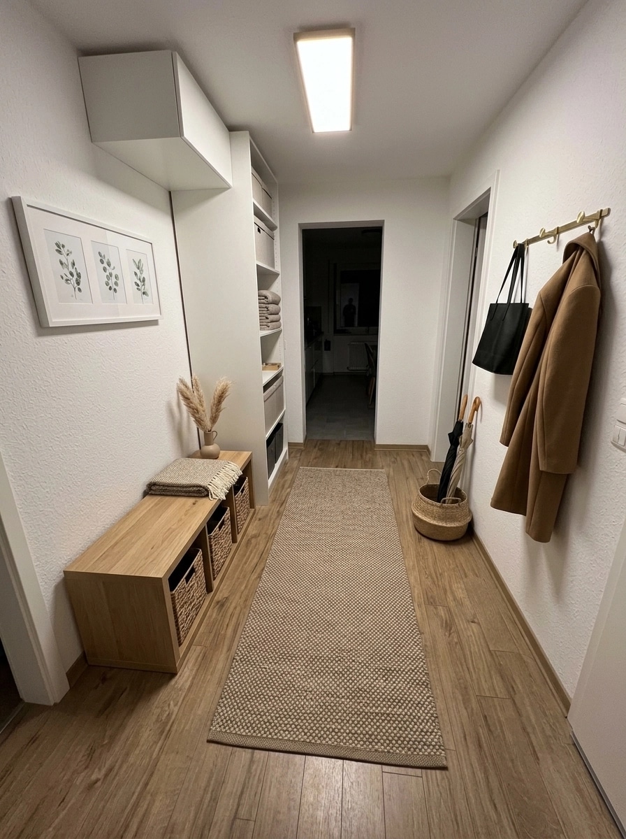 Hallway interior in no_style style — photo by GenRoom AI
