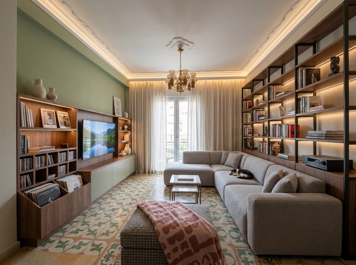 Interior design in Contemporary style — Living Room by GenRoom AI