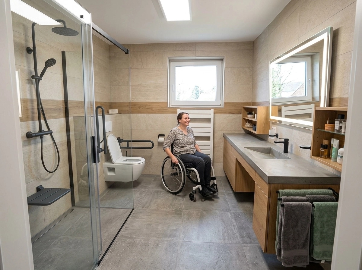 Bathroom interior in no_style style — photo by GenRoom AI