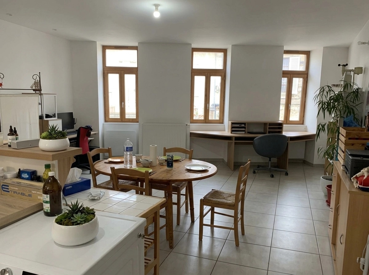 Kitchen interior in no_style style — photo by GenRoom AI