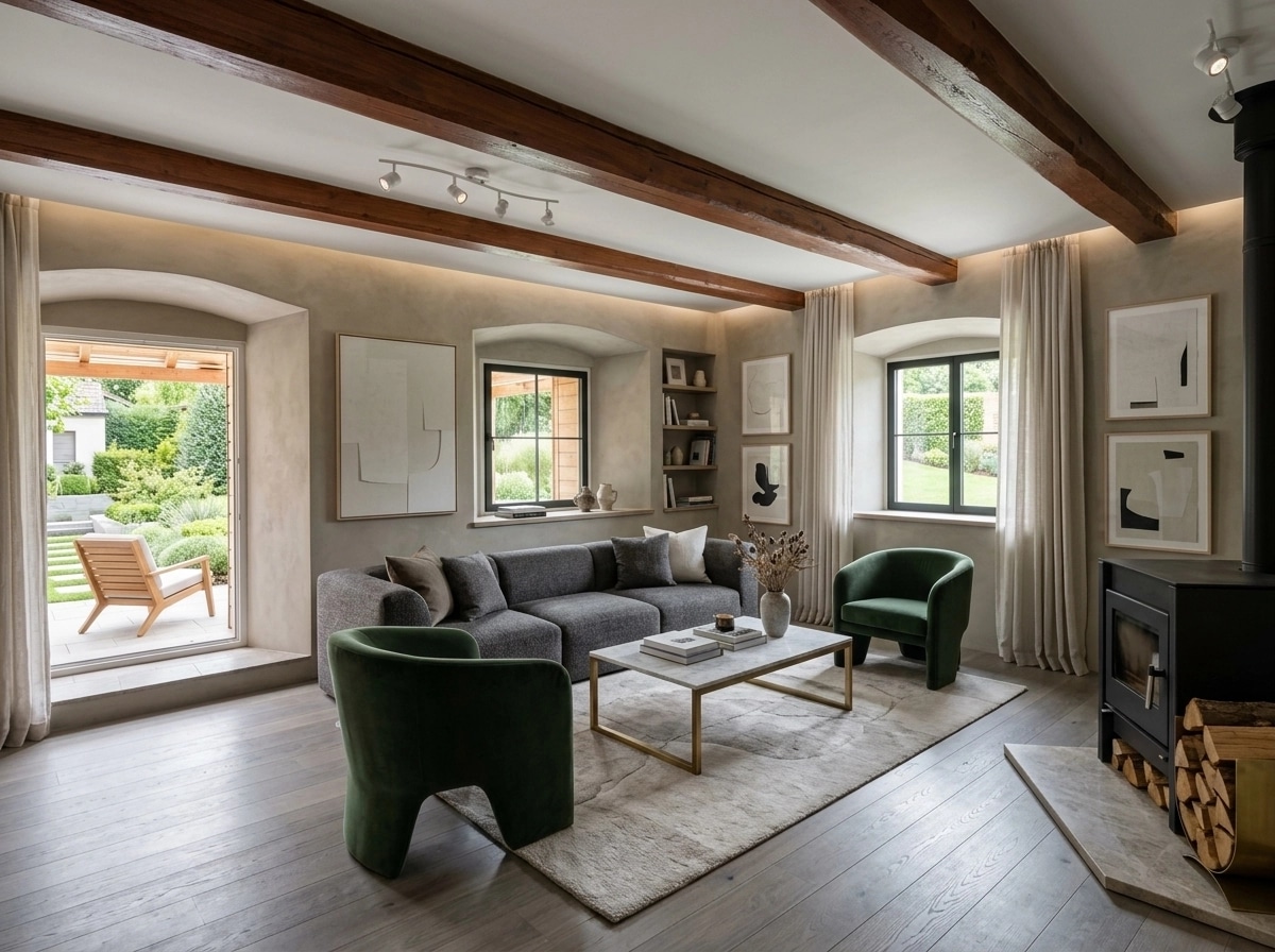 Interior design in Contemporary style — Living Room by GenRoom AI