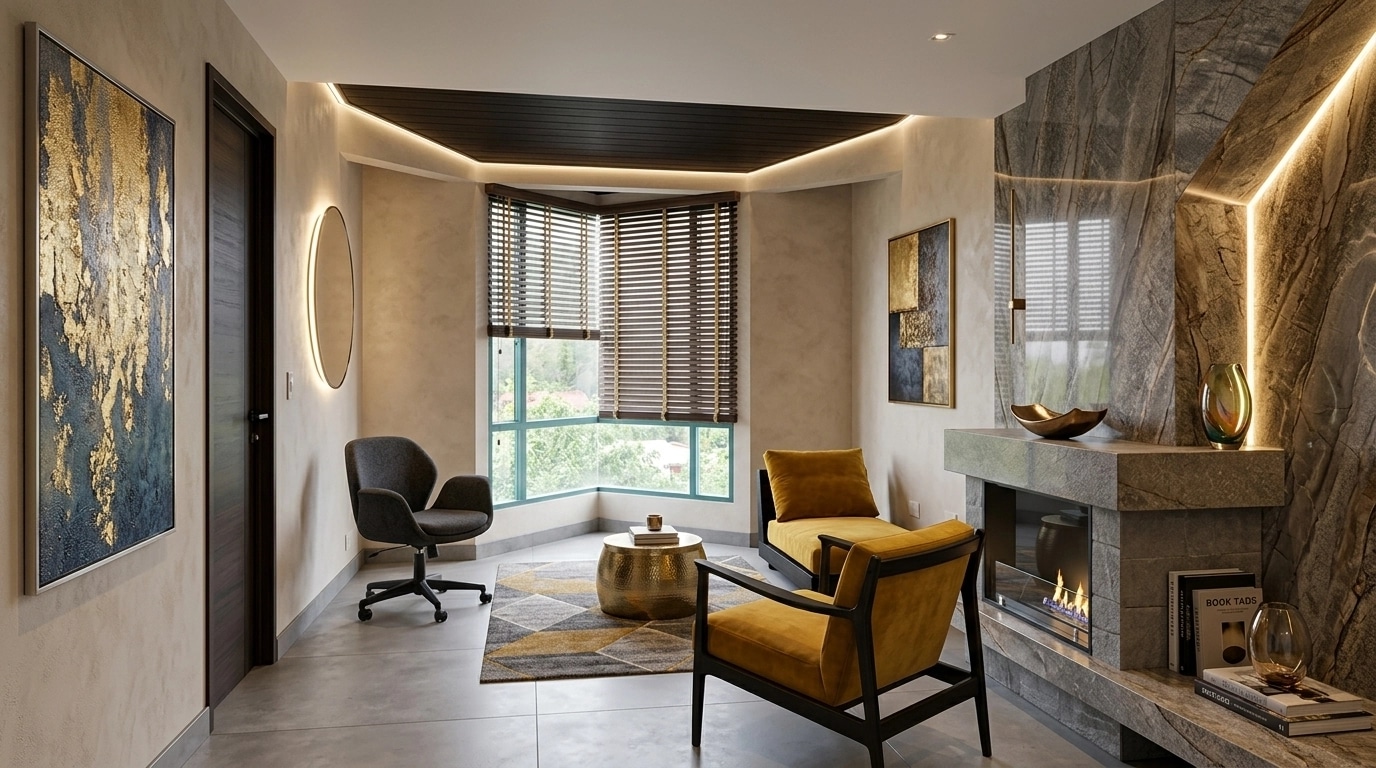 Interior design in Contemporary style — Living Room by GenRoom AI