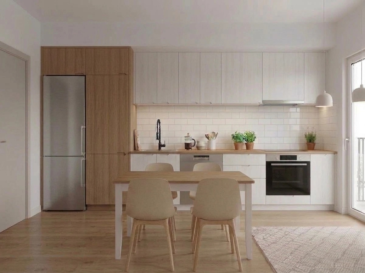 Scandinavian Kitchen design — interior photo by GenRoom AI