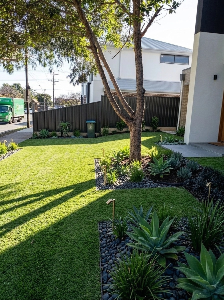 Landscape design in Contemporary Yard style — Yard by GenRoom AI