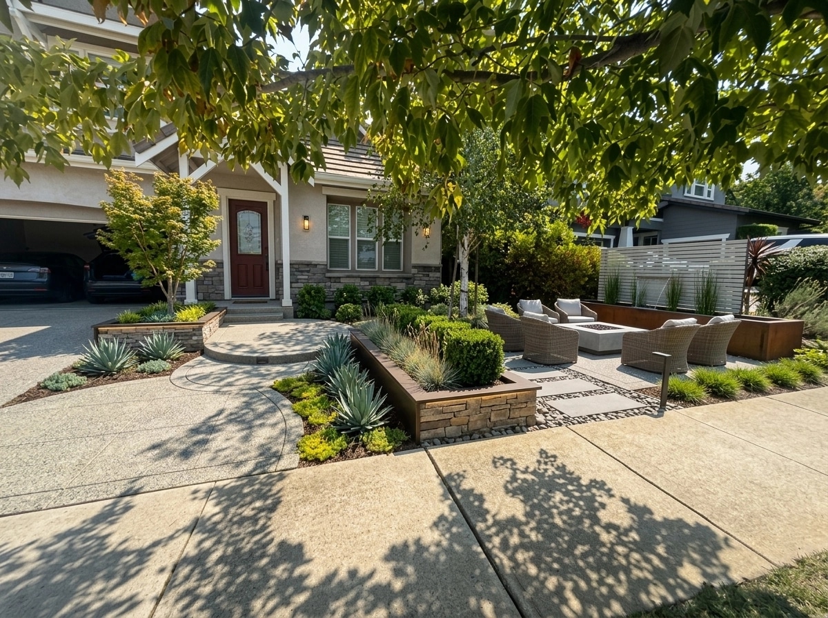 Contemporary Yard Yard design — yard photo by GenRoom AI