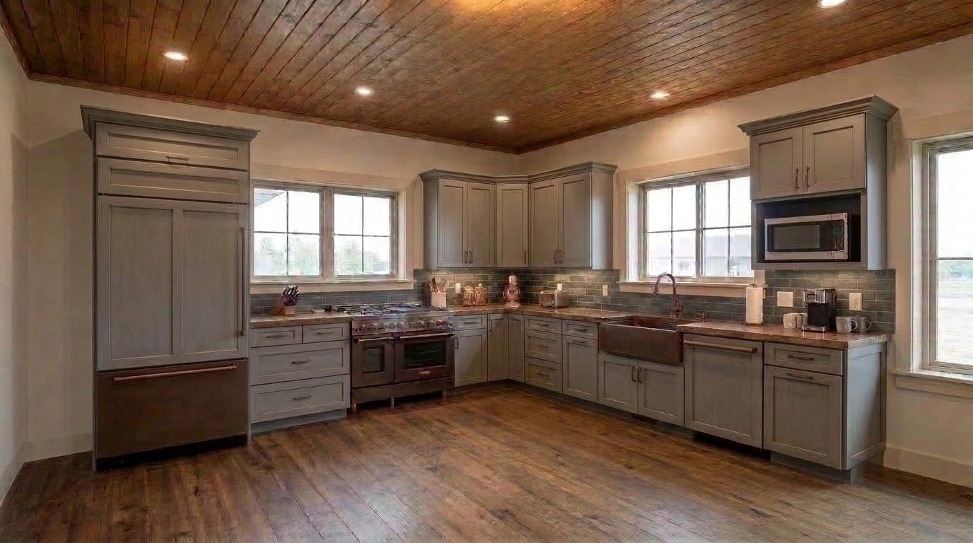 Modern Farmhouse Kitchen design — interior photo by GenRoom AI
