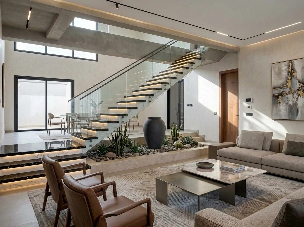 Interior design in Contemporary style — Living Room by GenRoom AI