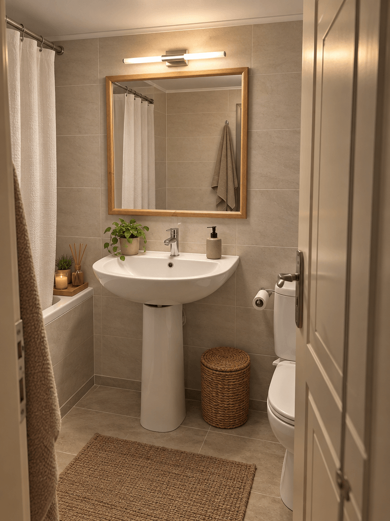 Bathroom interior in no_style style — photo by GenRoom AI