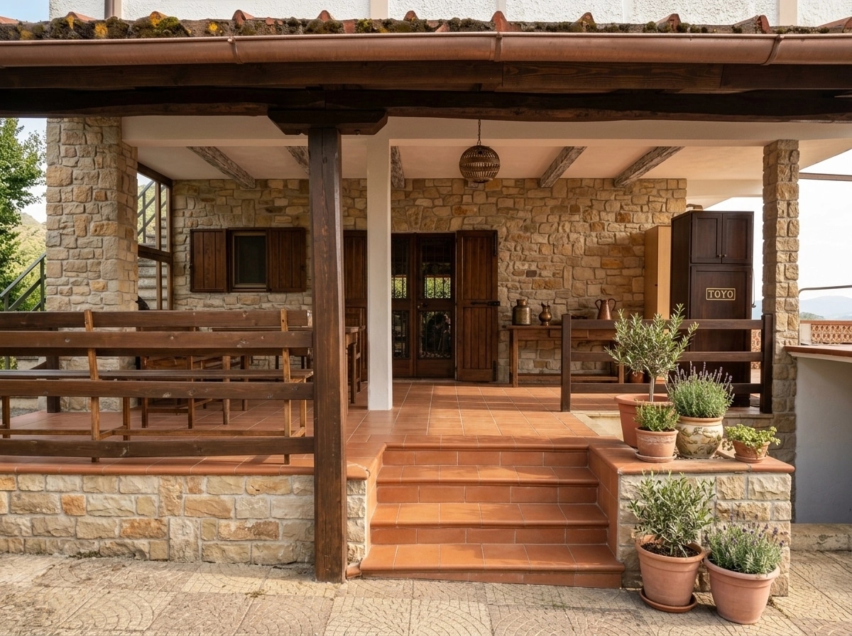 Facade design in Italian Villa Facade style — Facade by GenRoom AI