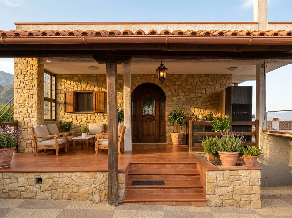 Mediterranean Facade Facade design — facade photo by GenRoom AI