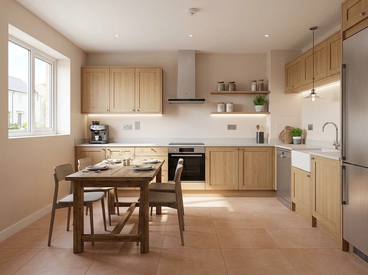 Kitchen interior in no_style style — photo by GenRoom AI