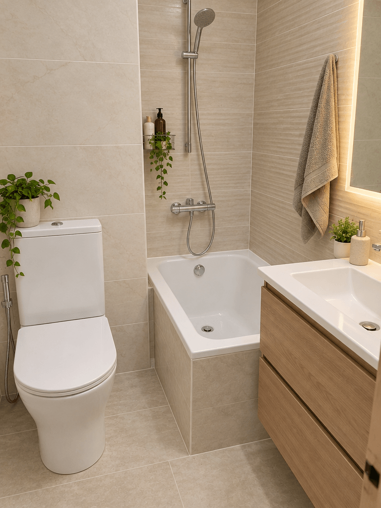 Bathroom interior in no_style style — photo by GenRoom AI