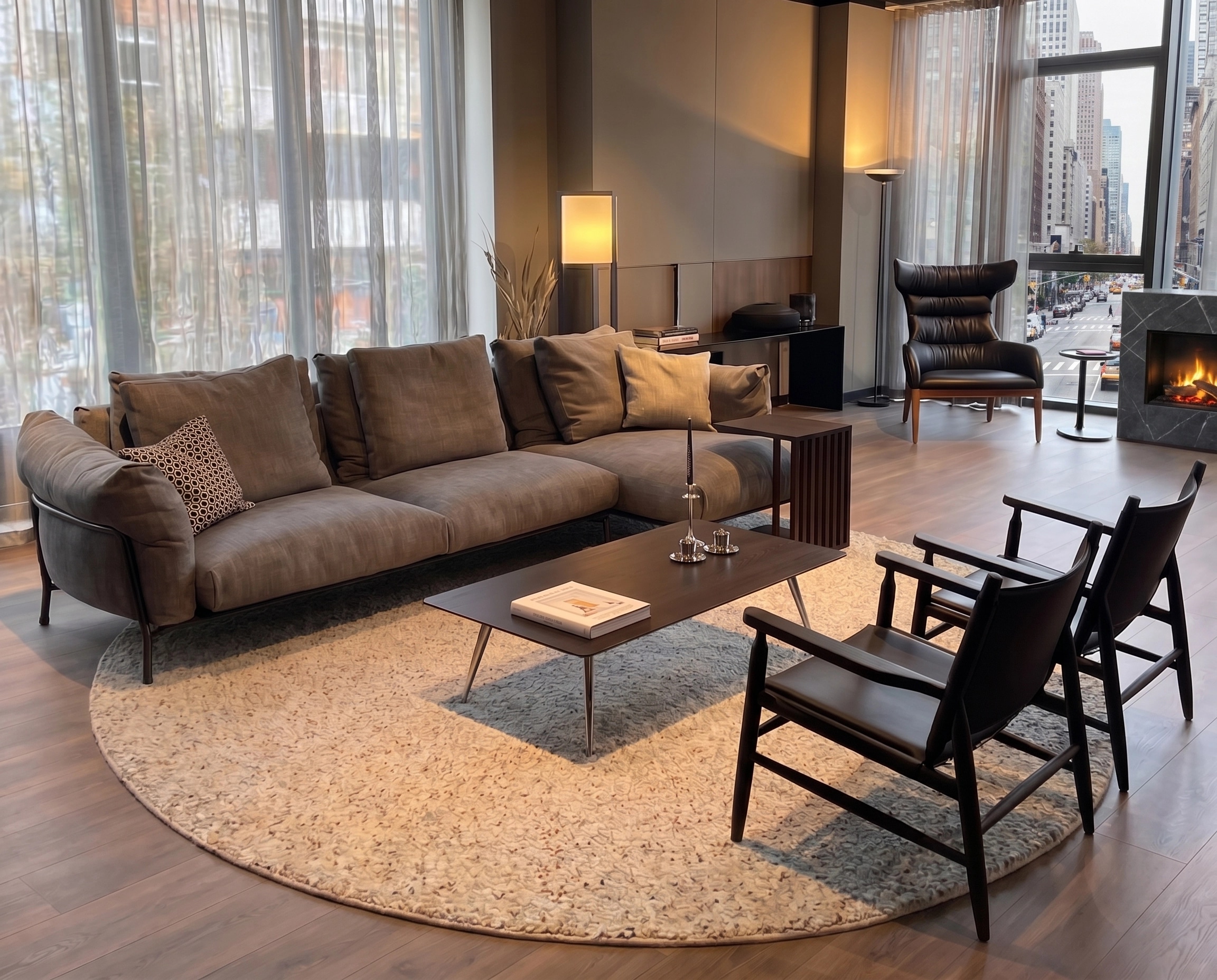 Interior design in Contemporary style — Living Room by GenRoom AI