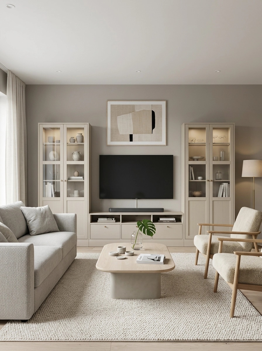 Scandinavian Living Room design — interior photo by GenRoom AI