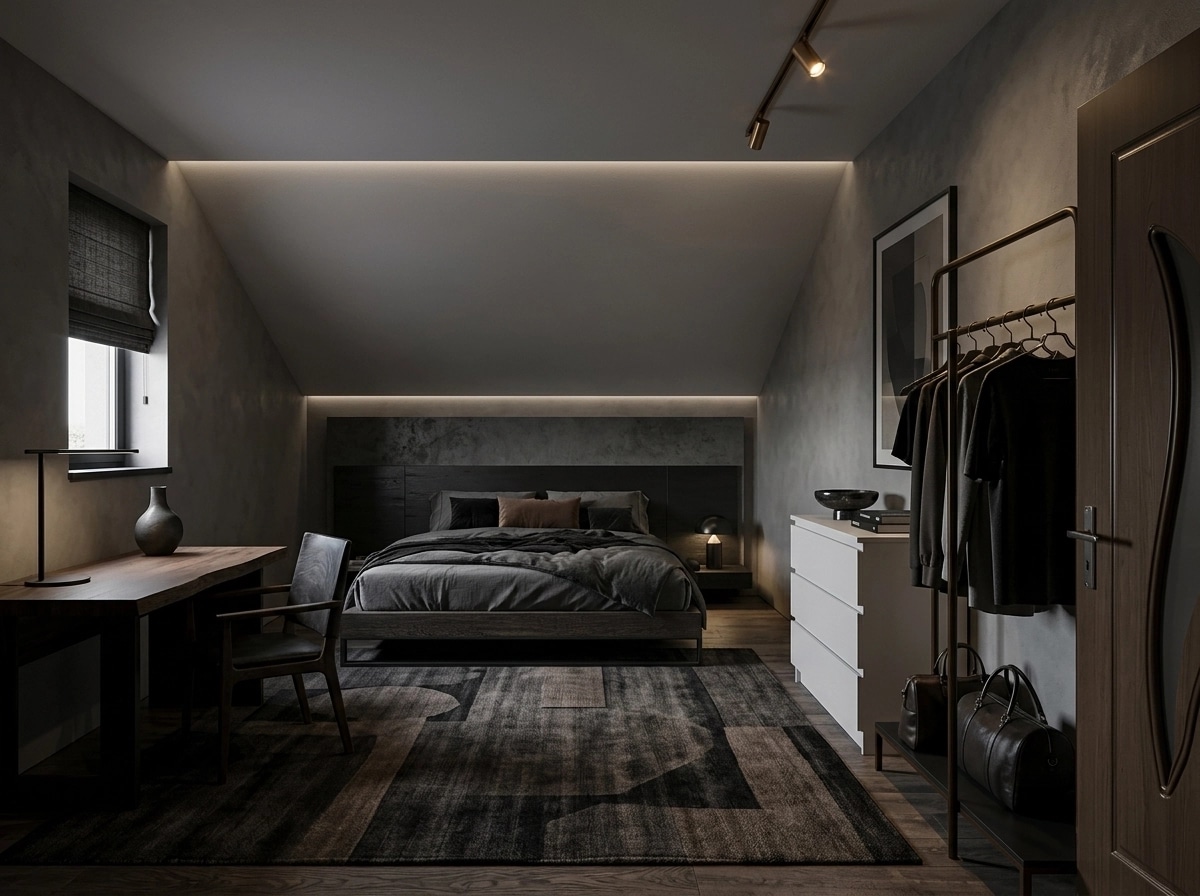 Minimalism Bedroom design — interior photo by GenRoom AI