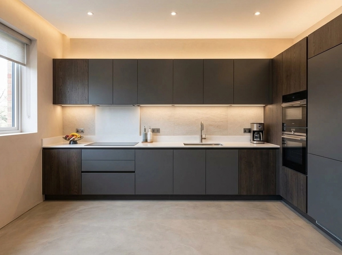 Kitchen interior in Contemporary style — photo by GenRoom AI