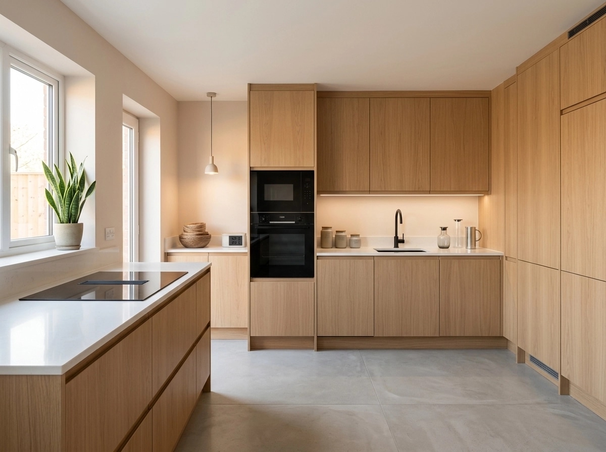 Scandinavian Dapur design — interior photo by GenRoom AI