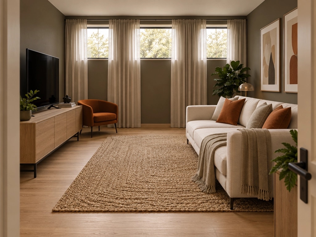 Interior design in Contemporary style — Living Room by GenRoom AI