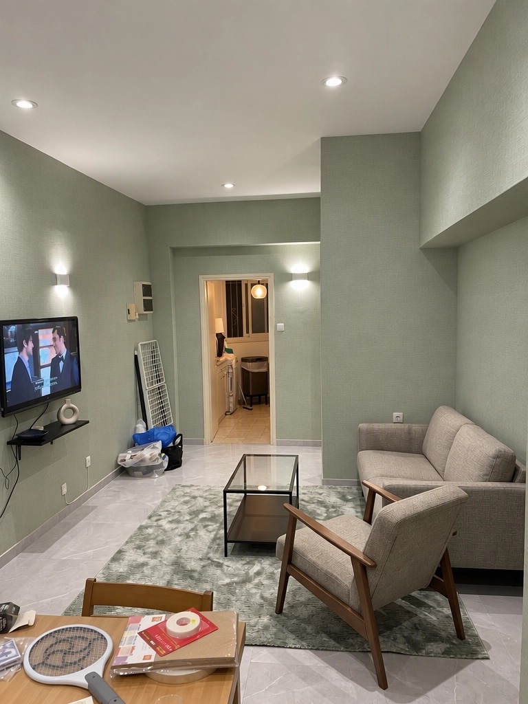 Interior design in Contemporary style — Living Room by GenRoom AI