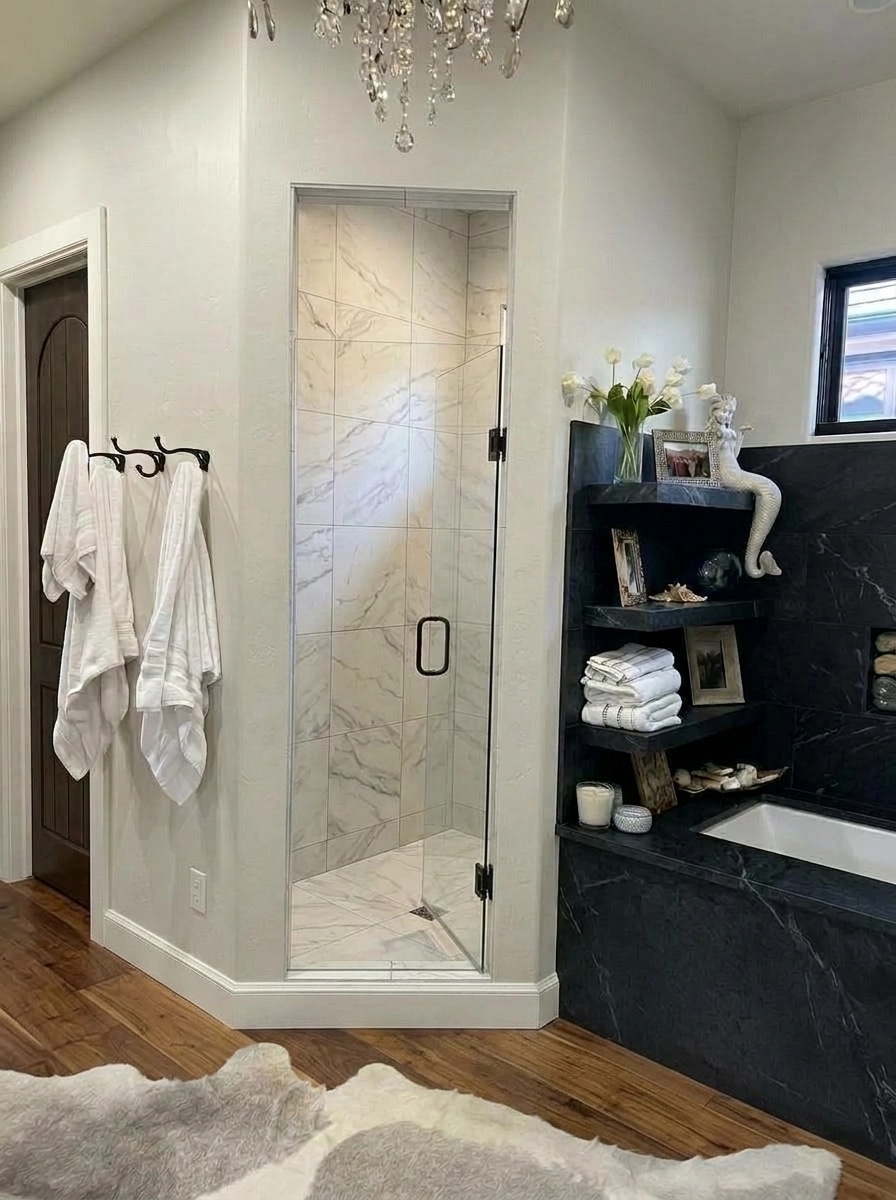 Bathroom interior in no_style style — photo by GenRoom AI