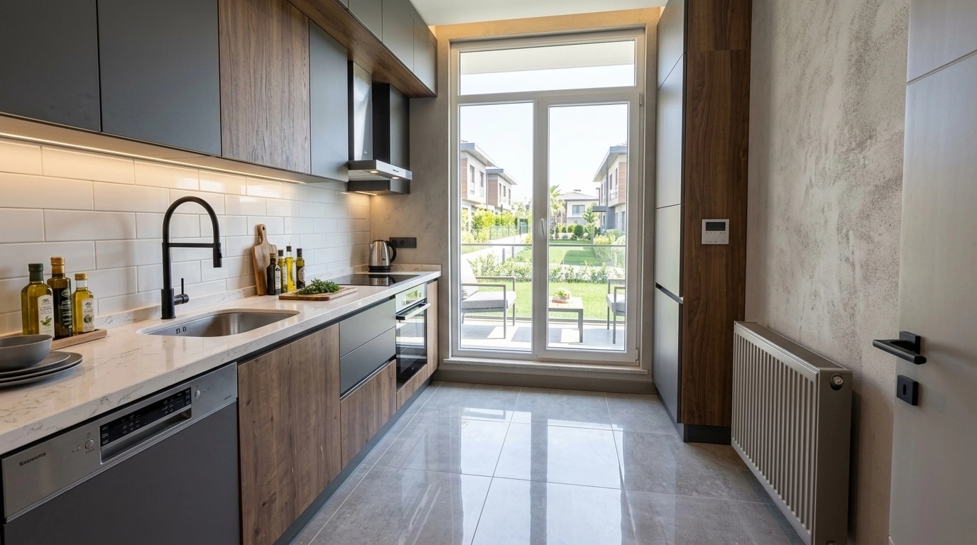 Interior design in Contemporary style — Kitchen by GenRoom AI