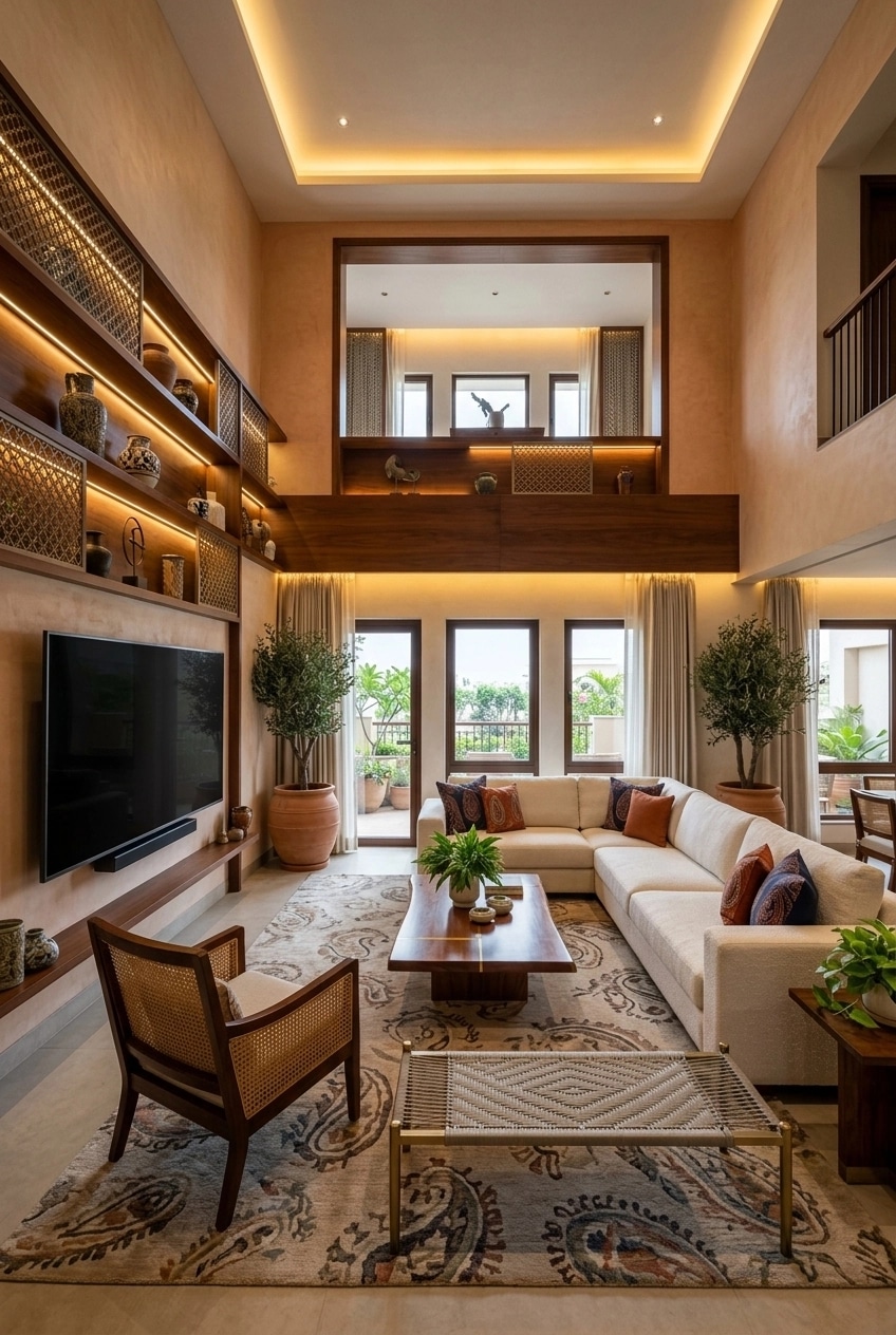 Interior design in Mediterranean style — Living Room by GenRoom AI