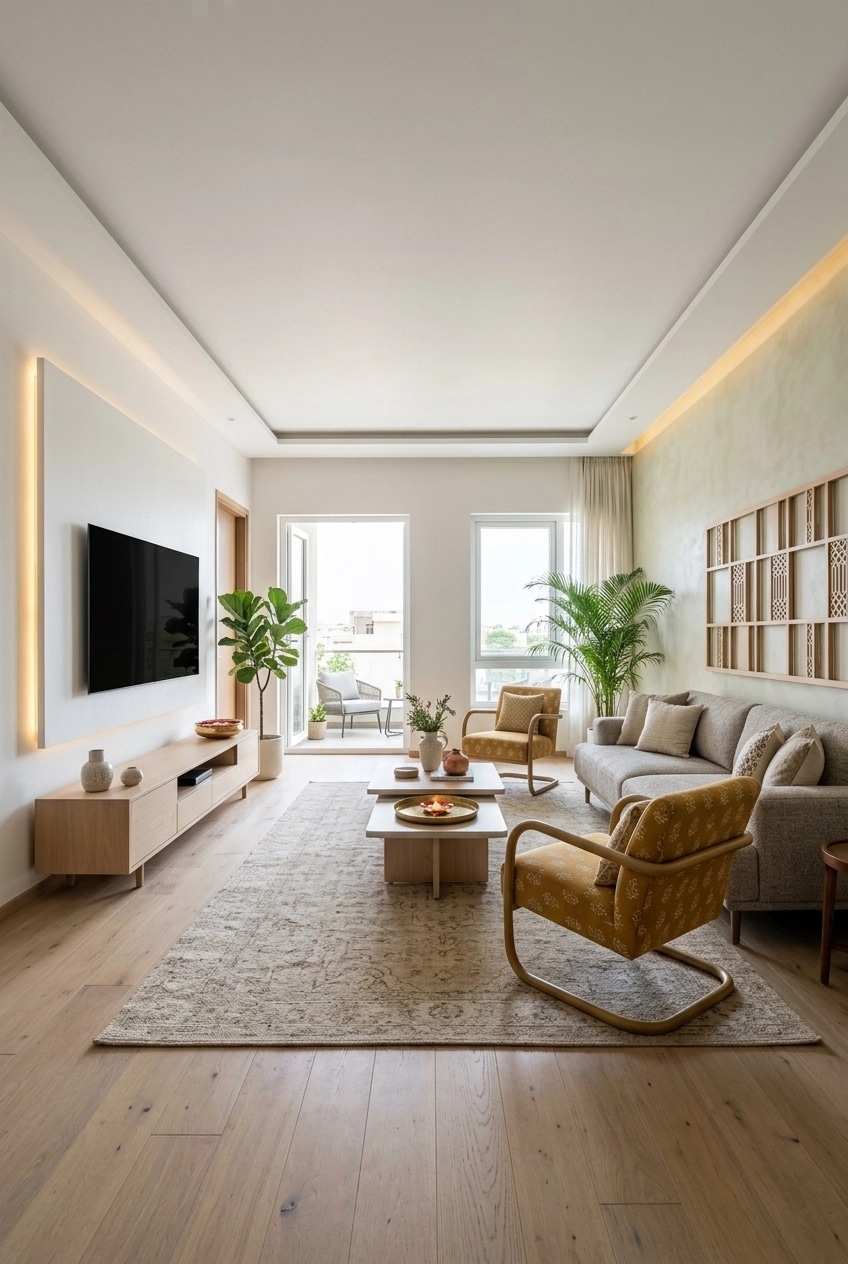 Scandinavian Living Room design — interior photo by GenRoom AI