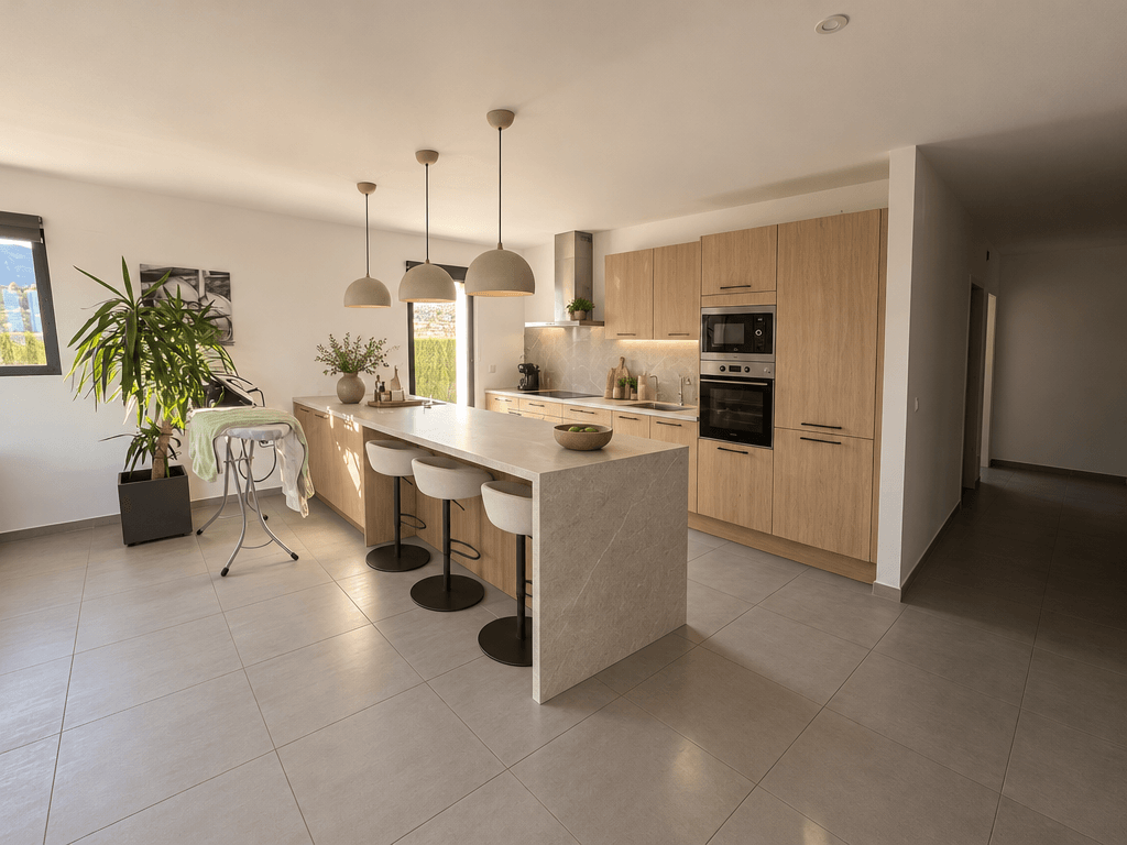Interior design in Japandi style — Kitchen by GenRoom AI