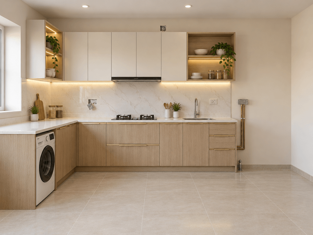 Kitchen interior in no_style style — photo by GenRoom AI