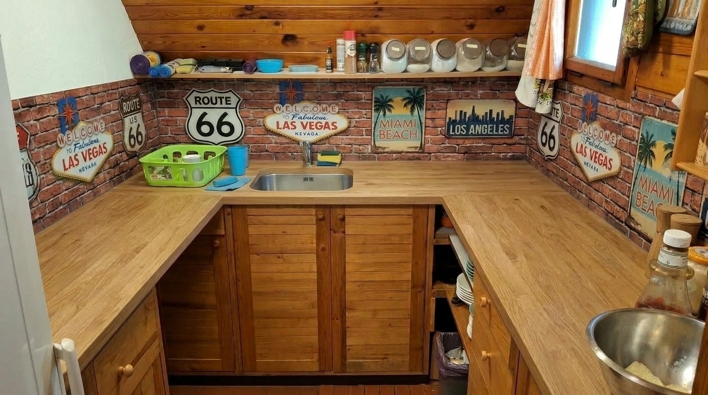 Kitchen interior in no_style style — photo by GenRoom AI