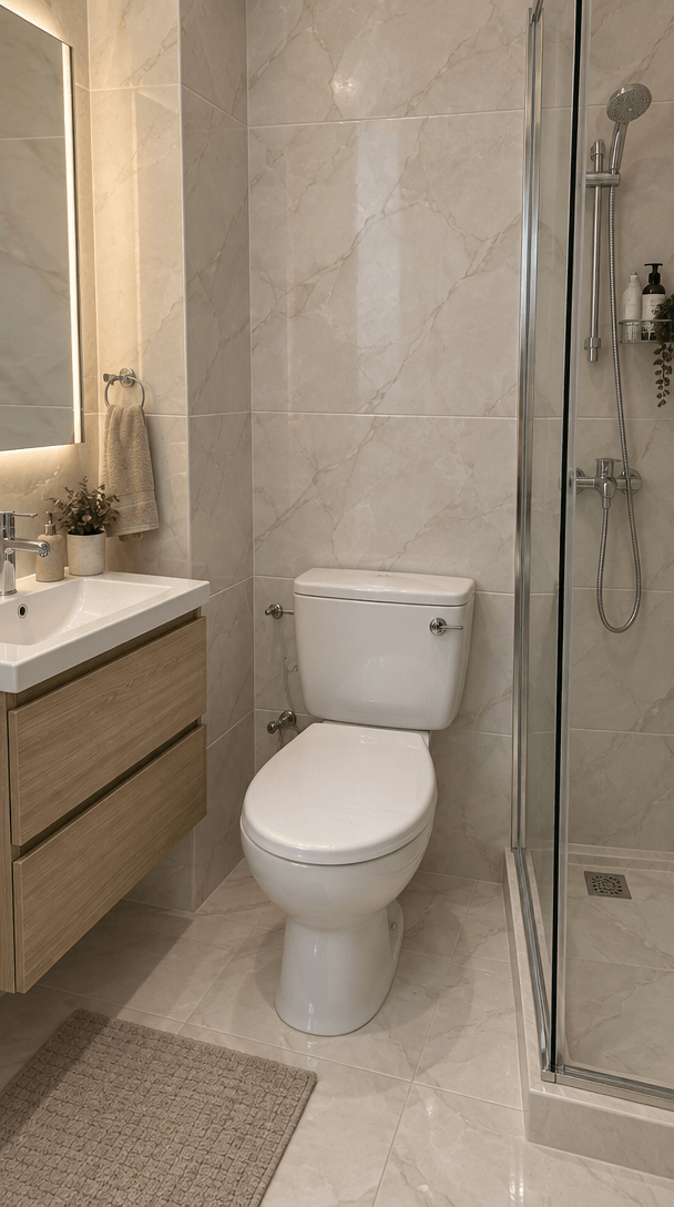 Bathroom interior in no_style style — photo by GenRoom AI