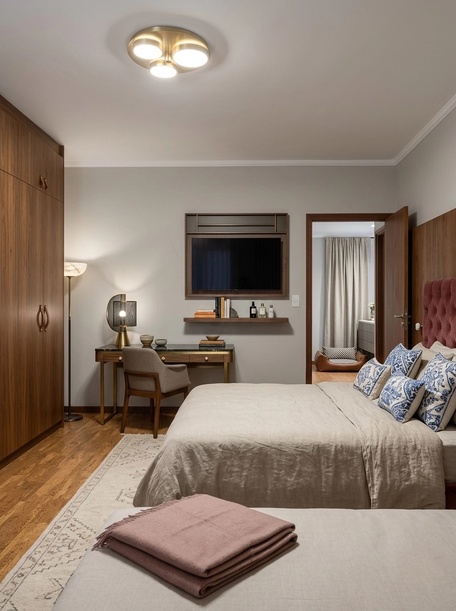 Portuguese Modern Bedroom design — interior photo by GenRoom AI