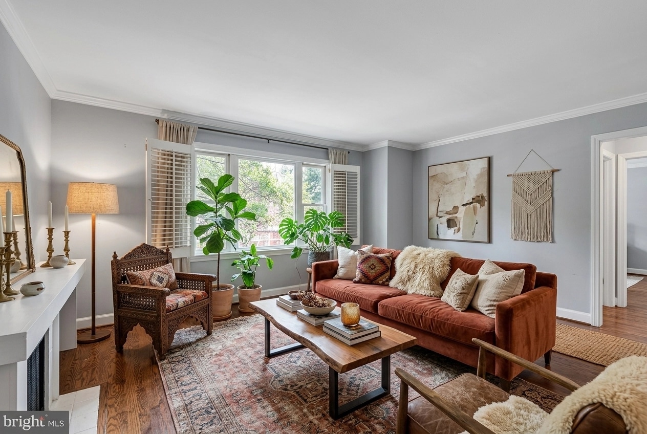 Interior design in Bohemian style — Living Room by GenRoom AI