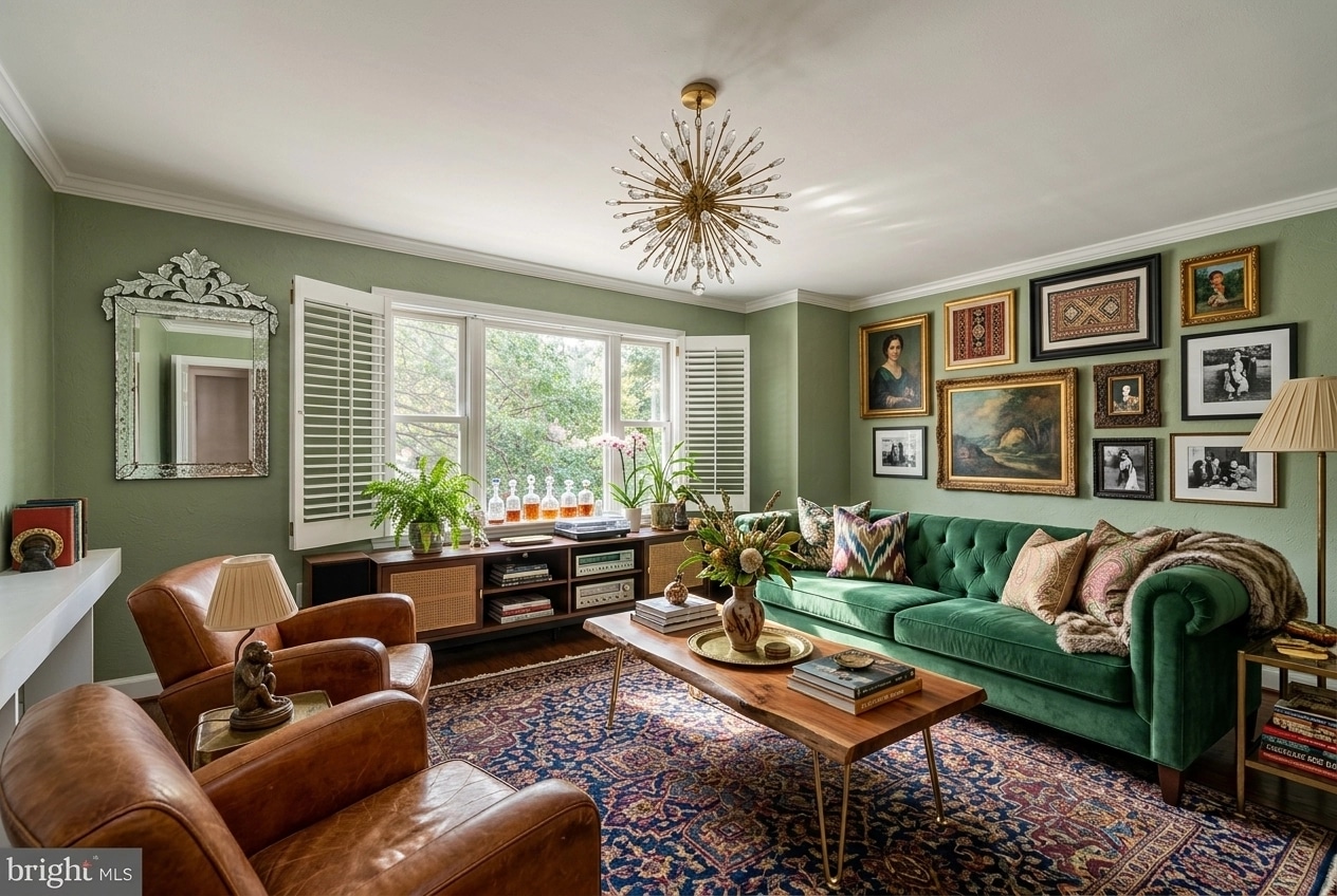 Interior design in Eclectic style — Living Room by GenRoom AI