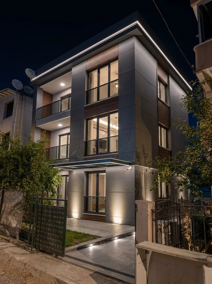 Contemporary Facade Facade design — facade photo by GenRoom AI